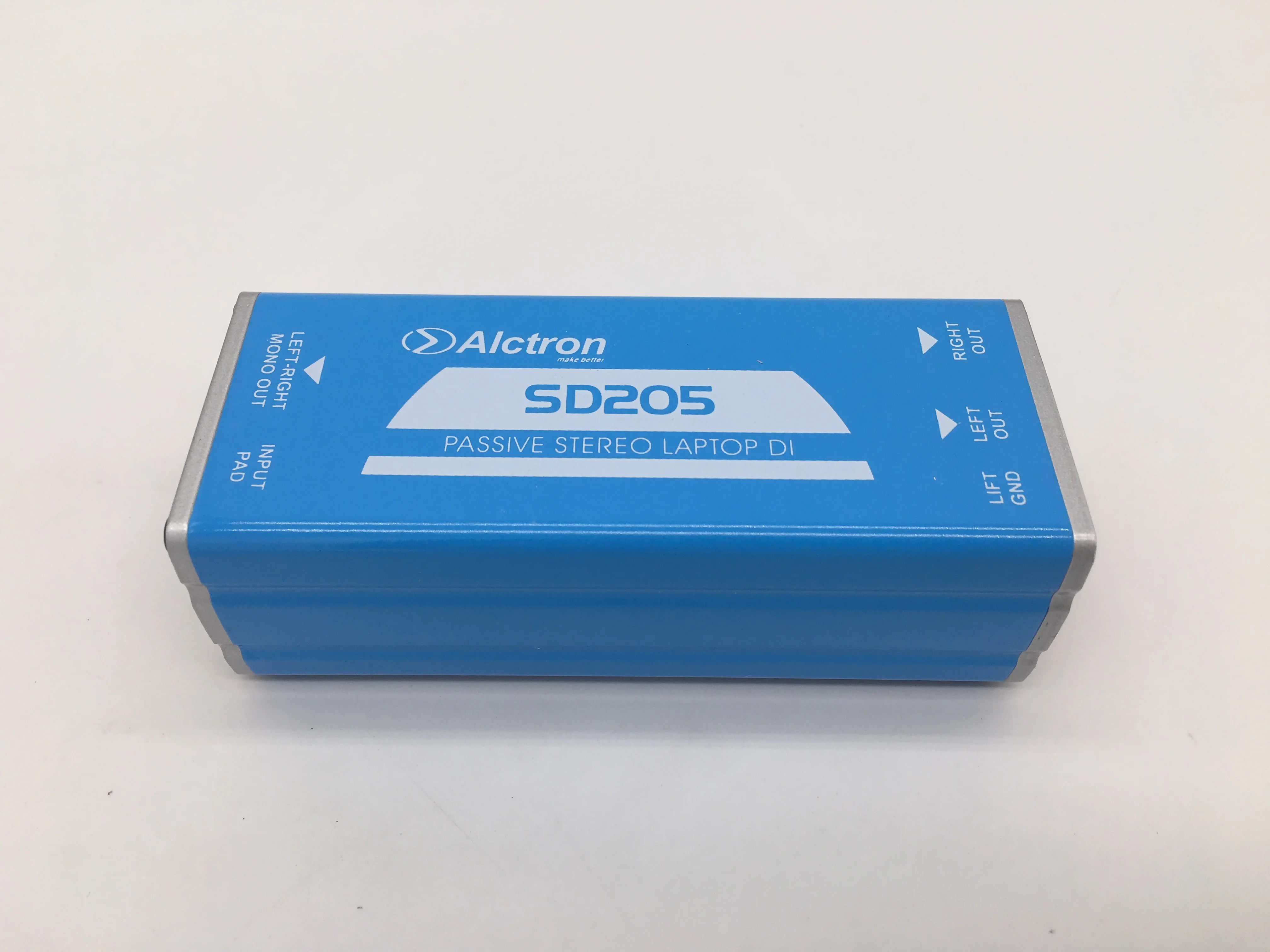 Alctron SD205 пассивная прямая коробка стерео DI box преобразование несимметричного в