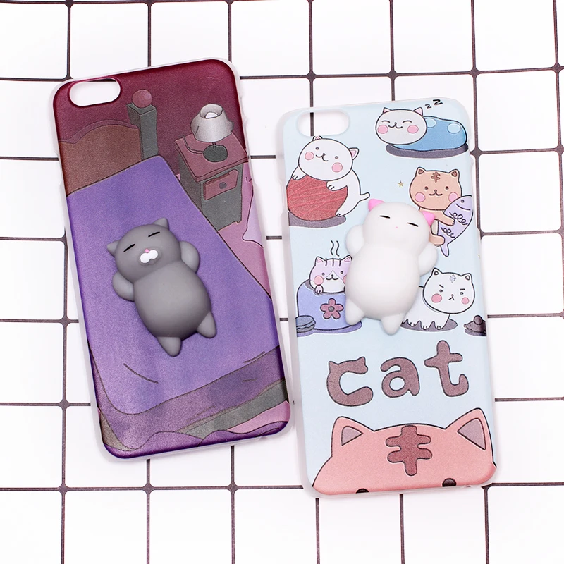 

For Ulefone Gemini Power Metal Solf TPU Silicone Squishy Stereo Cat Claw Doll Case Mobile Phone Cover Bag Cellphone Housing
