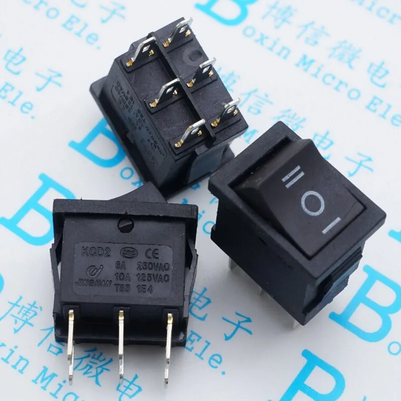 

15 * 6 foot 3 file KCD1 21-203 type switch is black