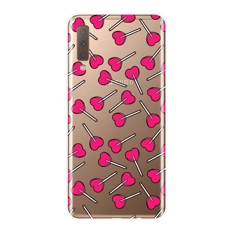 Чехол для телефона Samsung Galaxy A3 A5 A7 2016 2017 чехол с сердечками A6 A8 Plus 2018 силиконовый |