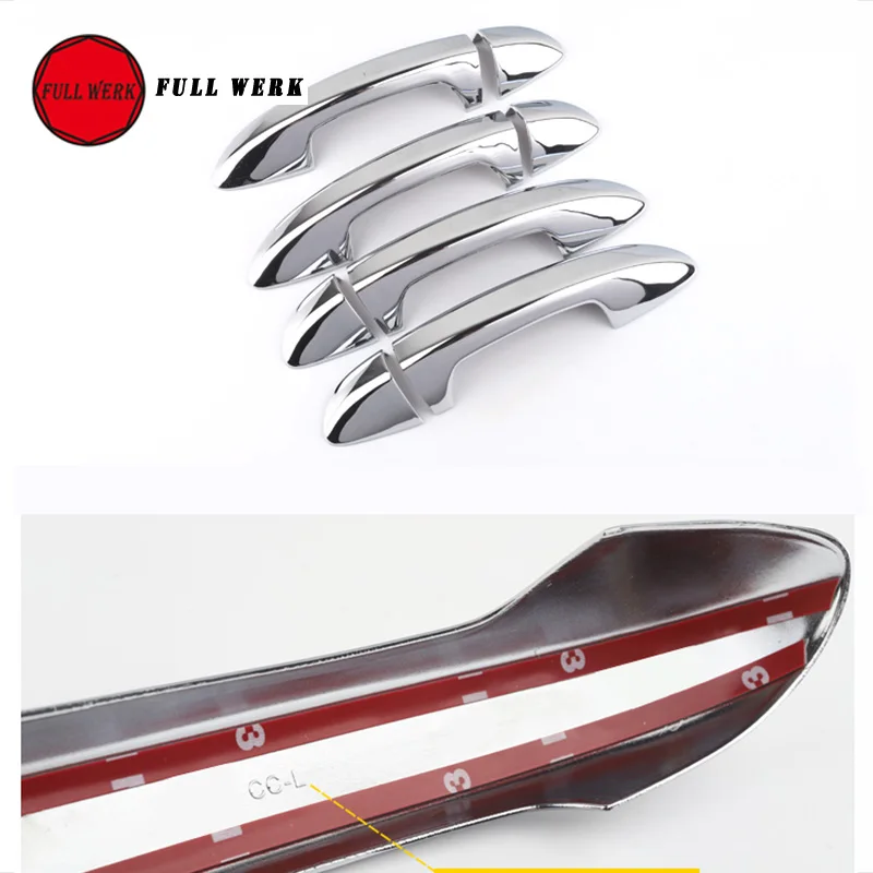 Stainless Steel Car Exterior Door Handle Cover Trim Plate Sticker for VW Volkswagen CC 2013-2018 Decoration Accessories | Автомобили и