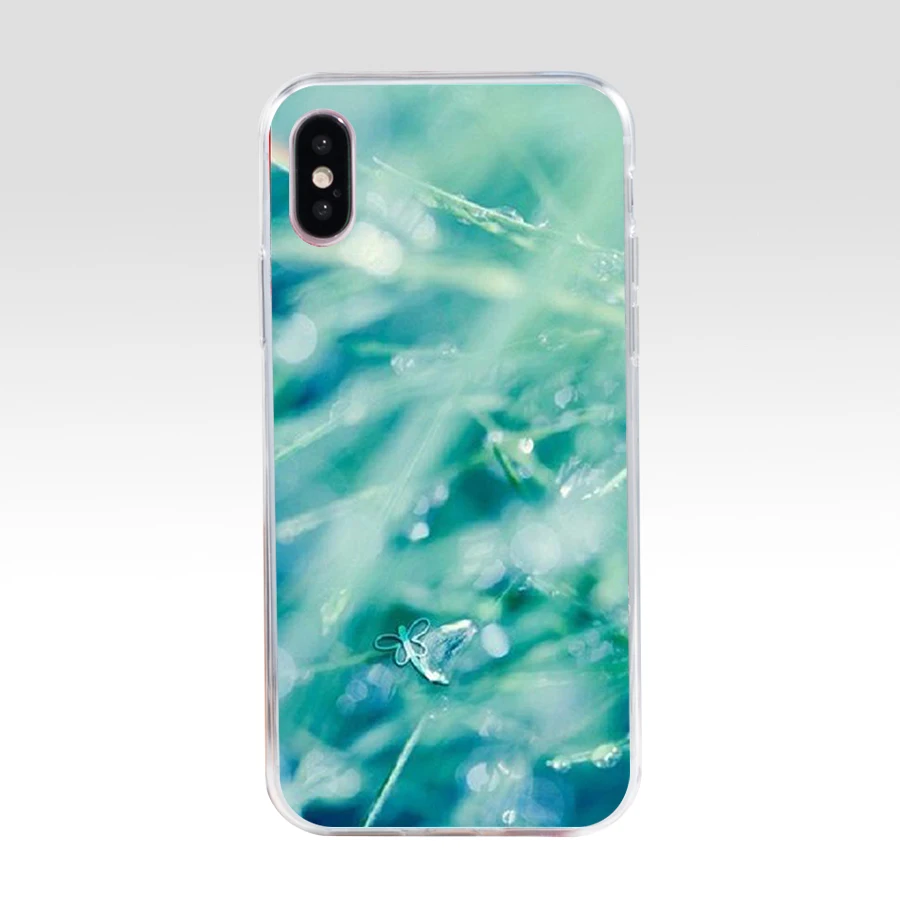 Мягкий силиконовый чехол для iphone 5 211 se X XR XS Max 5s H цвета морской волны серебристый