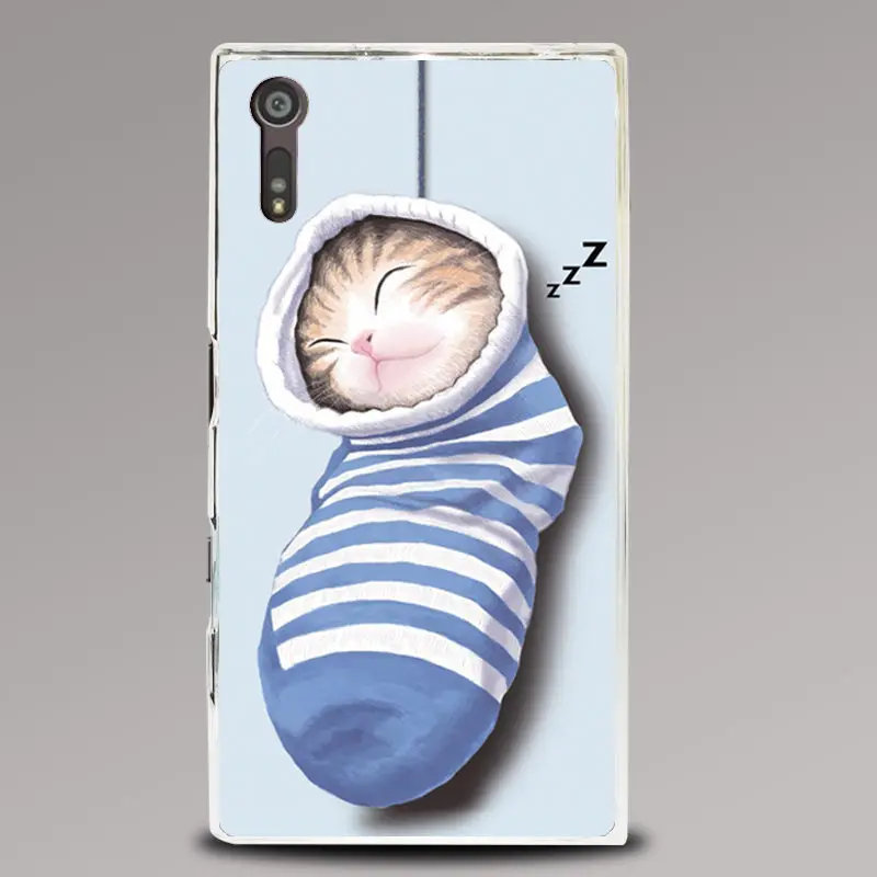 Стильный чехол с УФ-принтом для Sony Xperia XZ роскошный силиконовый мягкий умный из
