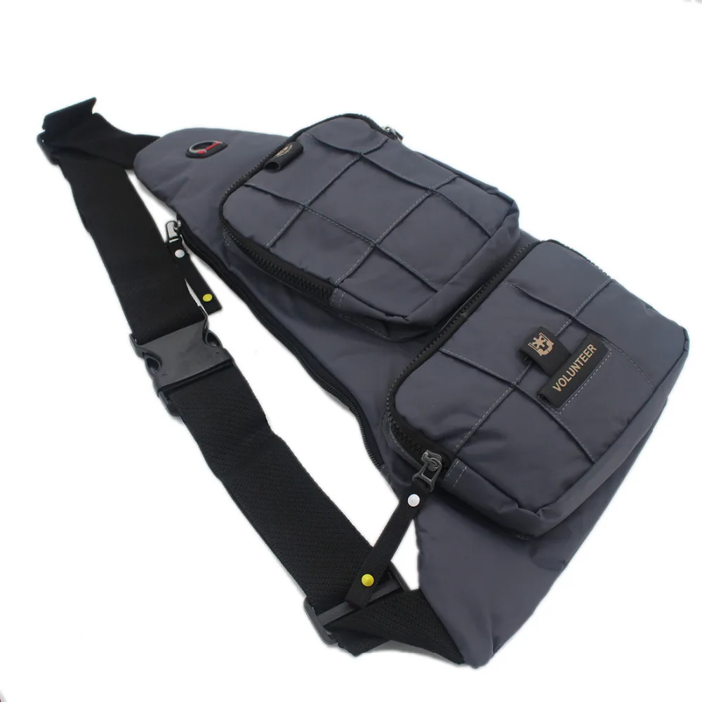 Водонепроницаемая сумка слинг через плечо для мужчин мессенджер из ткани