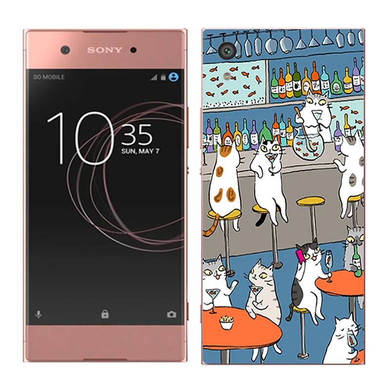 Мягкий чехол из ТПУ для sony Xperia XA1, чехол для телефона с пейзажем, чехол s для sony XA1 G3121 G3112 G3123 G3116, двойной чехол 5,0"