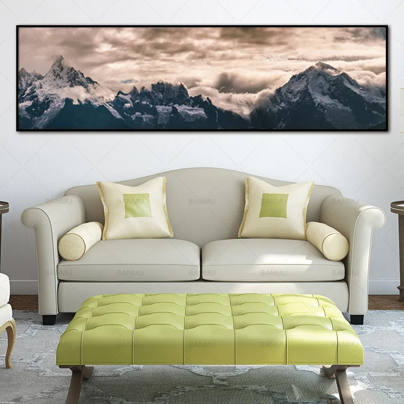 

Canvas Painting Poster Wall Picture Landcape Art Print Mountain Home Decor Wall Art Painting Decoration for Living Room