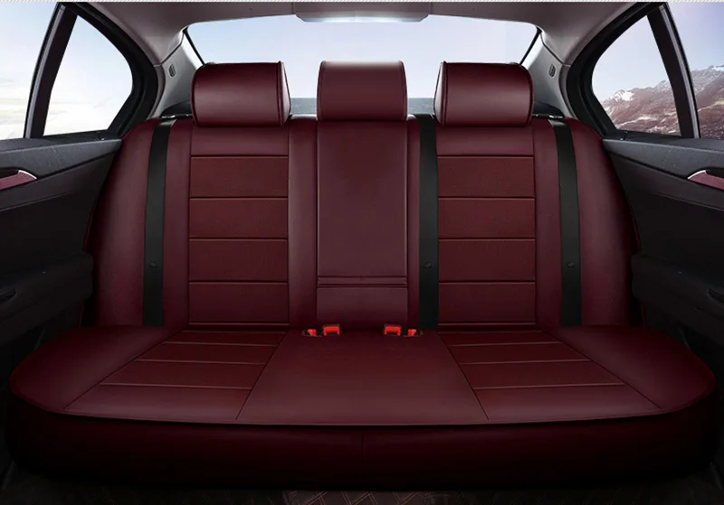 Кожаный чехол для автомобильного сиденья из воловьей кожи для Volkswagen VW Magotan Golf Tiguan Scirocco Touareg Phaeton Beetle Caddy