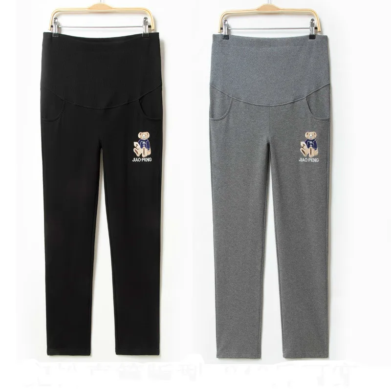 6XL Большие размеры беременная женщина Штаны Весна Беременность Одежда