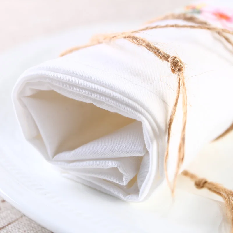 6 шт. хлопковые салфетки с вышивкой|cloth napkins|embroidered cloth napkinsnapkin fabric |