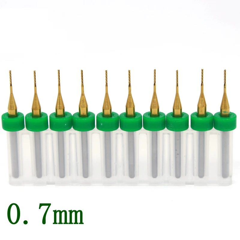 Фреза PCB 10 шт. для деревообработки с ЧПУ фрезерные инструменты 0 7 мм 8 миниатюрная