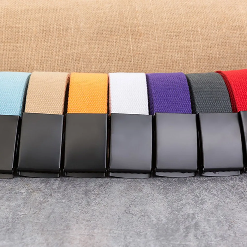 Мужской и женский Автоматический модный прочный нейлоновый ремень с пряжкой для