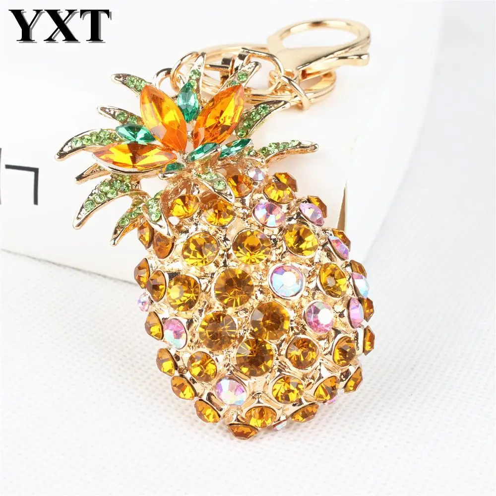Брелок для ключей с большим ананасом и фруктами|key key chain|keyrings giftswedding chain |