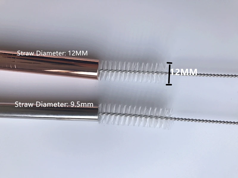 WOWSHINE бесплатная доставка 50 шт./лот утолщенная соломенная щетка из нержавеющей