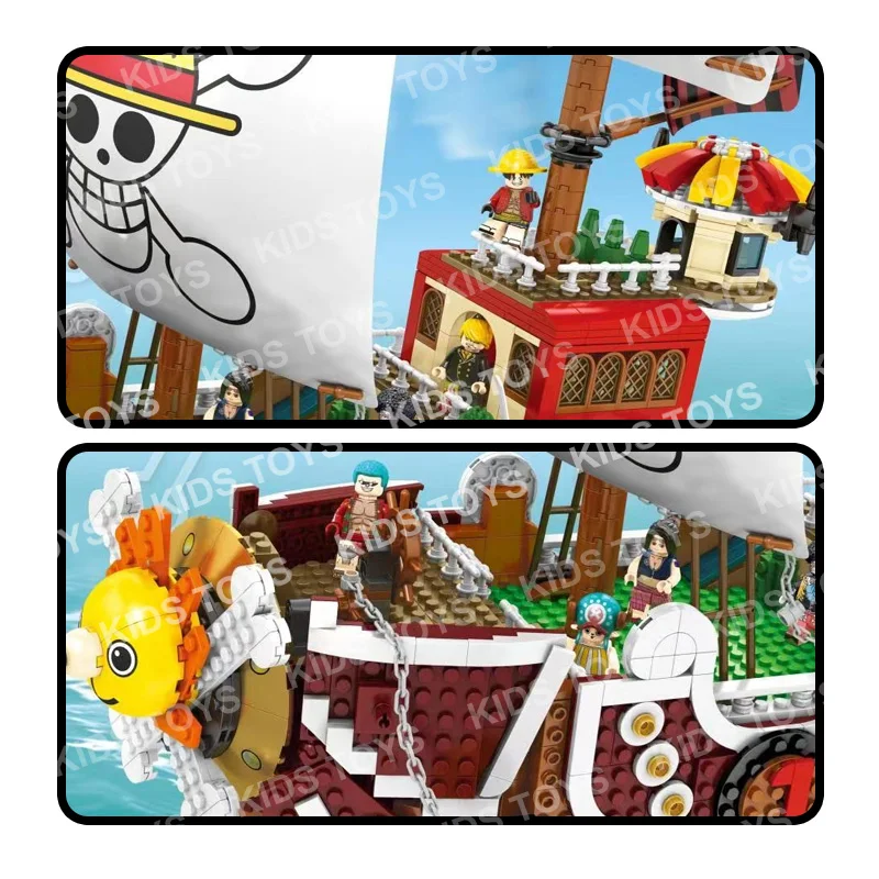3D2Y один кусок тысяч playmobil Солнечный Пиратский корабль Lepinblocks Idea Figures Lepining DIY Techinc
