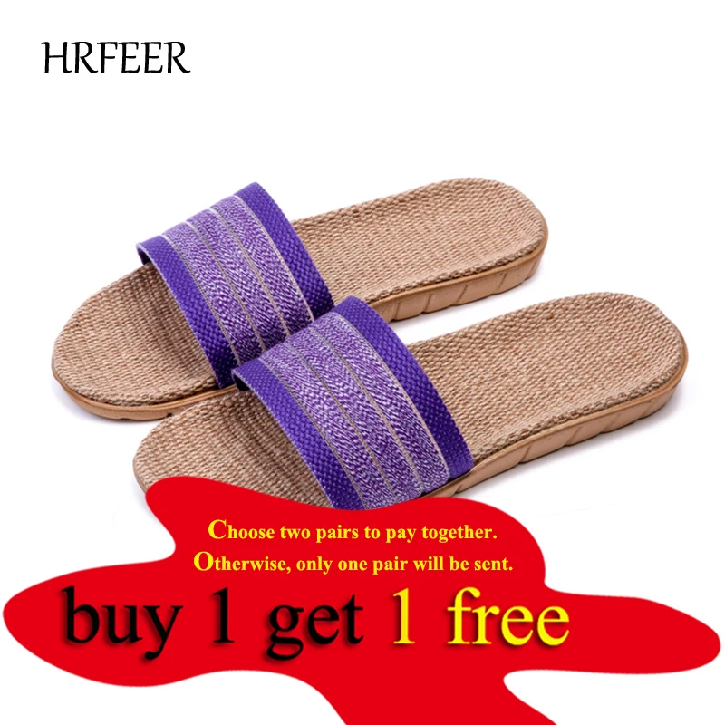 HRFEER/2018 женские тапочки на плоской подошве легкие домашние мужские сандалии