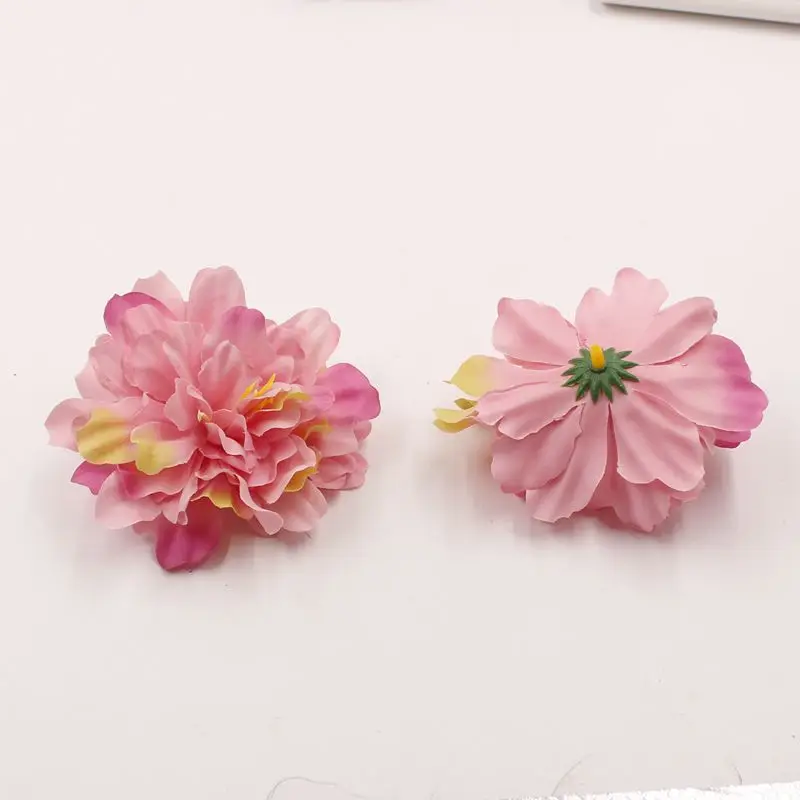 9 5 см DIY Искусственные Цветочные головки пионов шелковые цветы для украшения дома