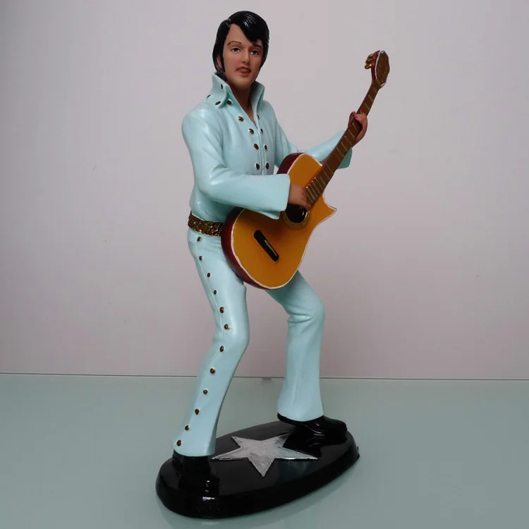Американская музыкальная звезда Elvis с гитарными фигурами из смолы известные