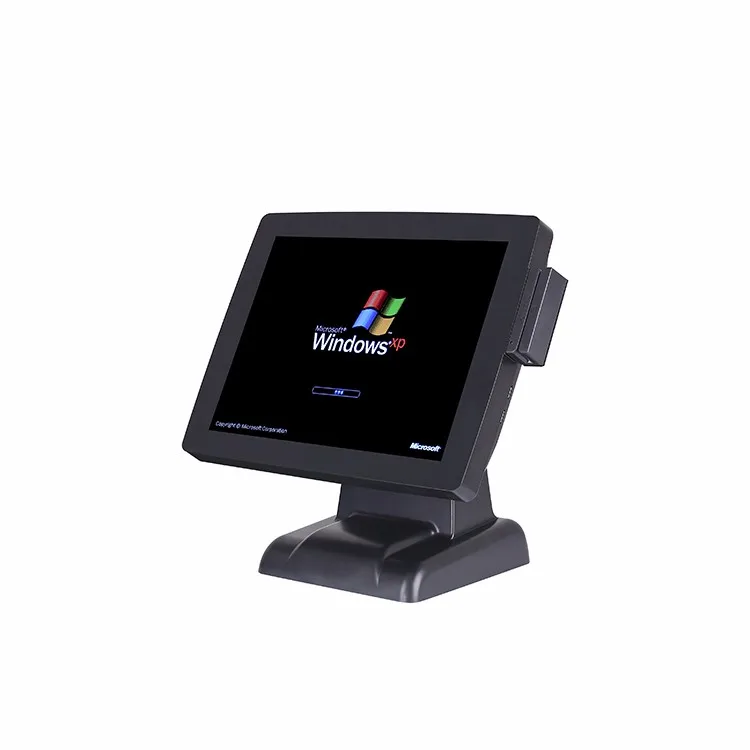 Запас OEM все в одном сопротивление pos система кассовый аппарат сенсорный экран pos ПК с клиентским дисплеем/epos система