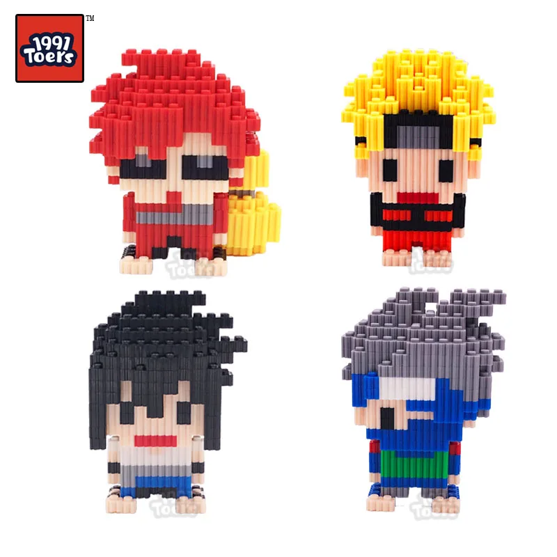 1991Toers Narutostitich SuperMariospongebobs Алмазные Кирпичи DIY творческие игрушки подарок для детей