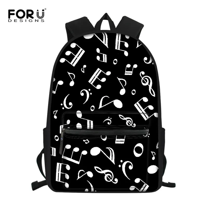 Рюкзак для девочек с музыкальными нотами FORUDESIGNS школьная сумка начальной школы