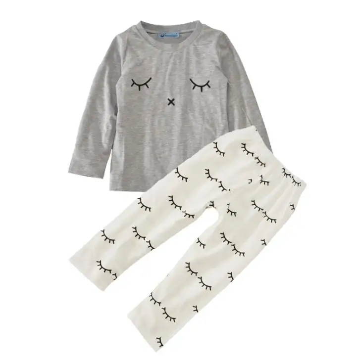 Новый комплект одежды для маленьких девочек 2 шт./компл. детская одежда хлопковая