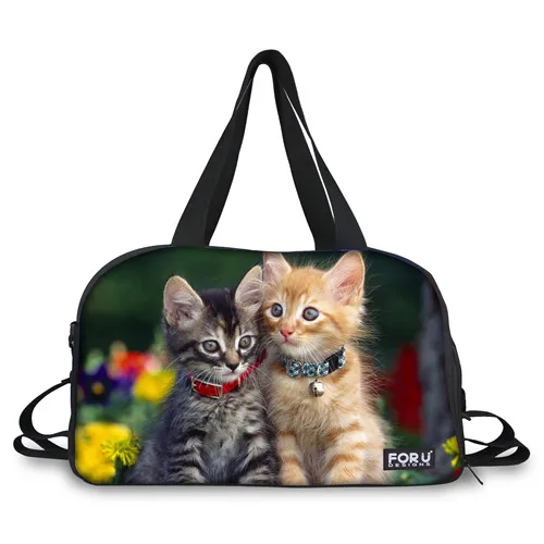 W2931T FORUDESIGNS/животные, кошки, собаки, мопса, милый женский йога спортивный зал, сумки для йоги, коврики, сумки для спорта на открытом воздухе, большая сумка, дорожные сумки на плечо - Цвет: W2931T