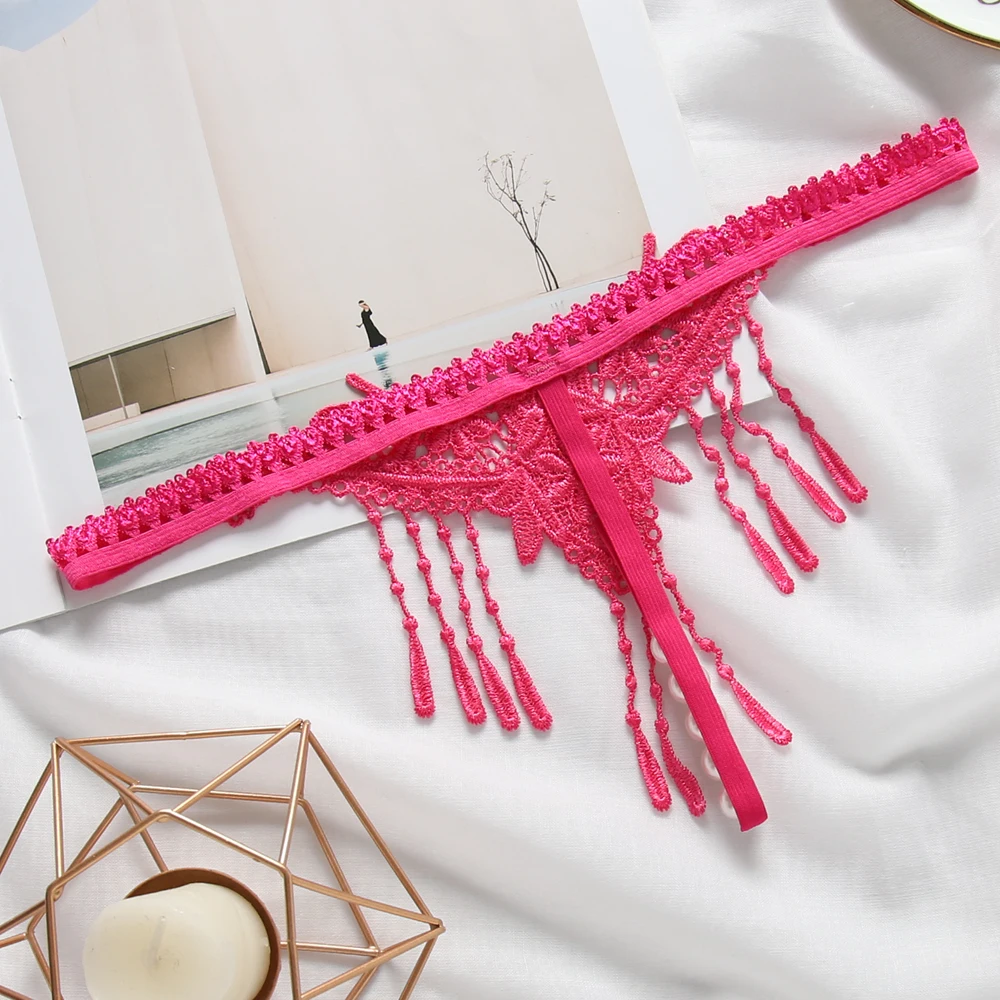 3 шт. женские трусики сексуальное нижнее белье стринги с жемчужинами милые