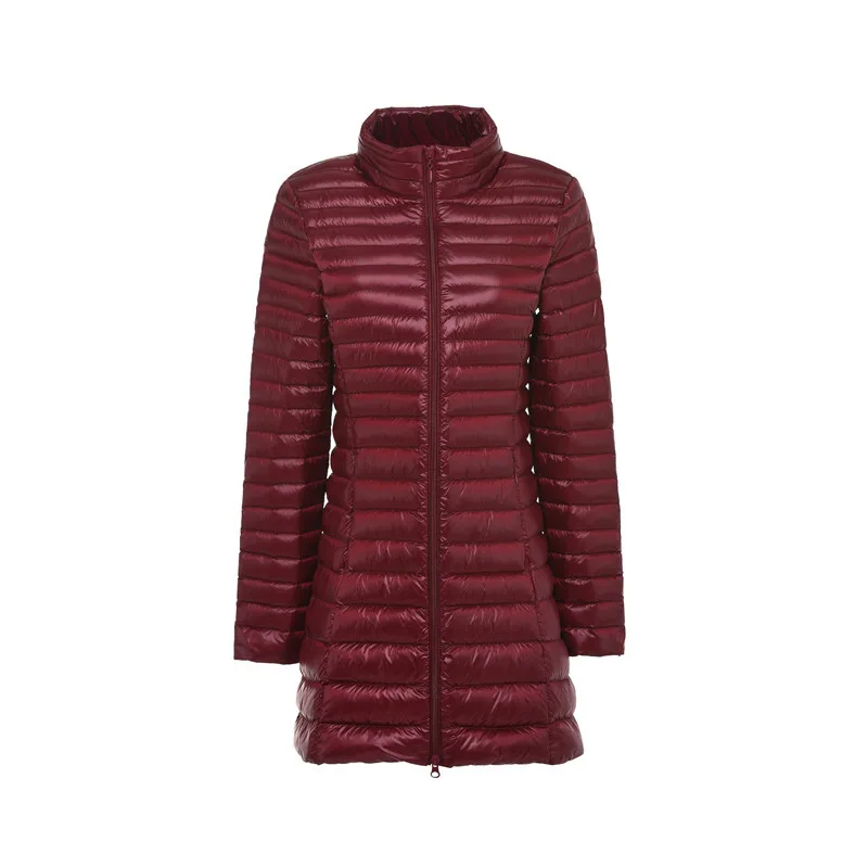 wine NewBang Plus 6XL 7XL пуховик женский длинный ультра легкий пуховик женский большой размер осенне-зимний пуховик одежда оверсайз - Цвет: wine