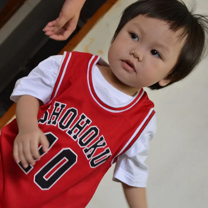 Slam Dunk Shohoku старшая школа № 10 Hanamichi Sakuragi жилет для косплея красный баскетбольный