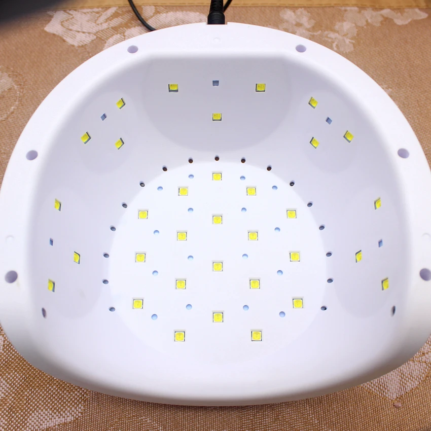 Плюс 72 Вт Сушилка для ногтей двойной УФ светодиодная лампа всех типов гель