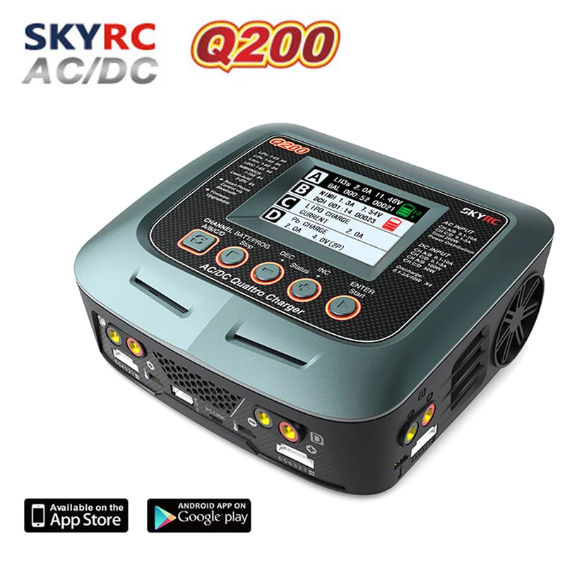 Интеллектуальное зарядное устройство SKYRC Q200 для беспилотника
