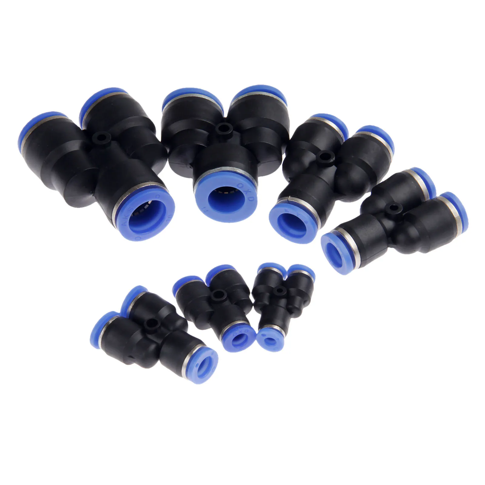 5 шт. пневматические детали 3 Way воздушный Пневматический разъем Y Union быстрое