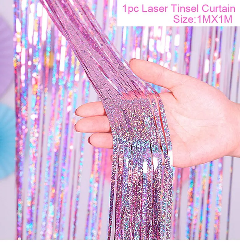 pink curtain Металлический занавес из фольги для свадебной фотосъемки Декорации для вечеринки на день рождения свадебные вечерние принадлежности для вечеринки - Цвет: pink curtain
