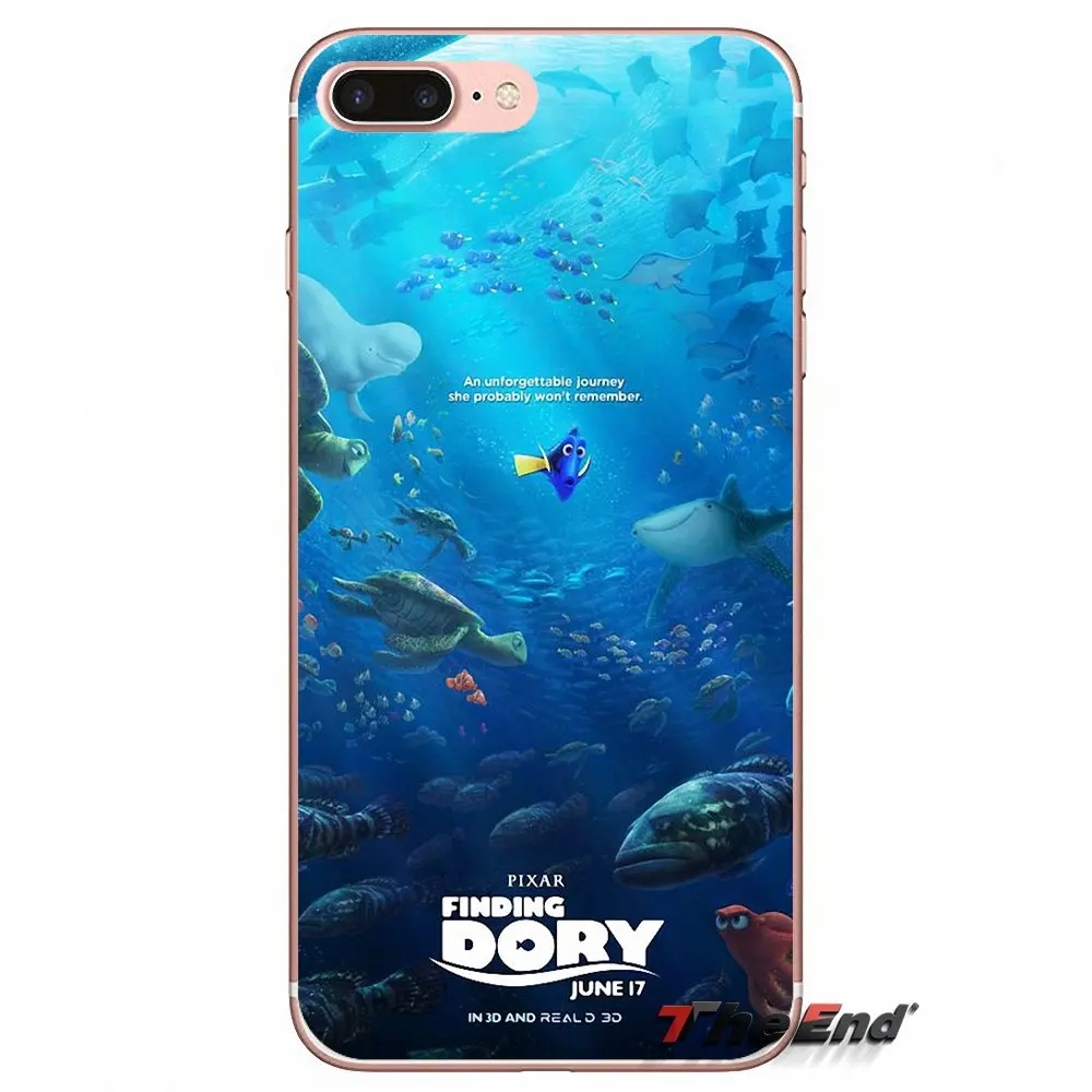 Чехол для мобильного телефона Finding Dory 2016 iPhone X 4 4S 5 5S 5C SE 6 6S 7 8 Plus Samsung Galaxy J1 J3 J5 J7 A3 A5