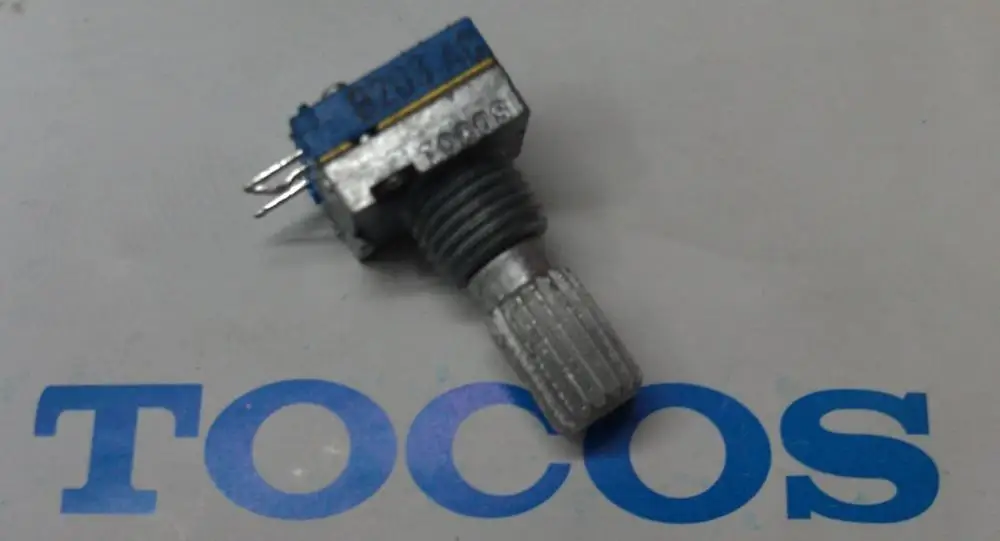 1 шт. импорт TOCOS точный потенциометр типа RK097 B20K Магнитный вал 15 мм усилитель