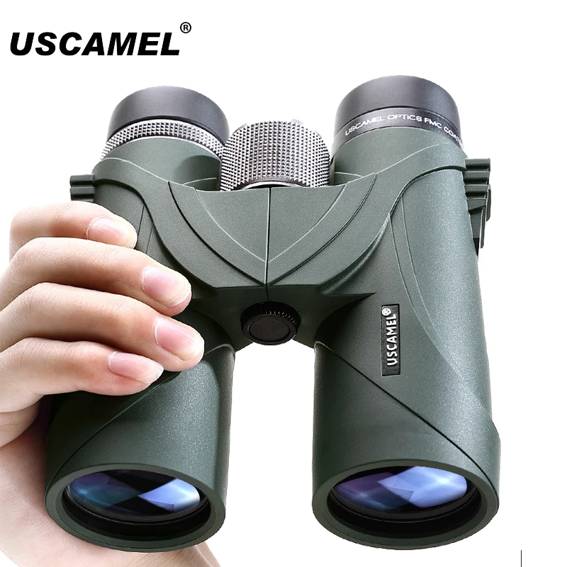 USCAMEL бинокль Оптический военный HD 8x42 10x42 высокомощный телескоп Профессиональный