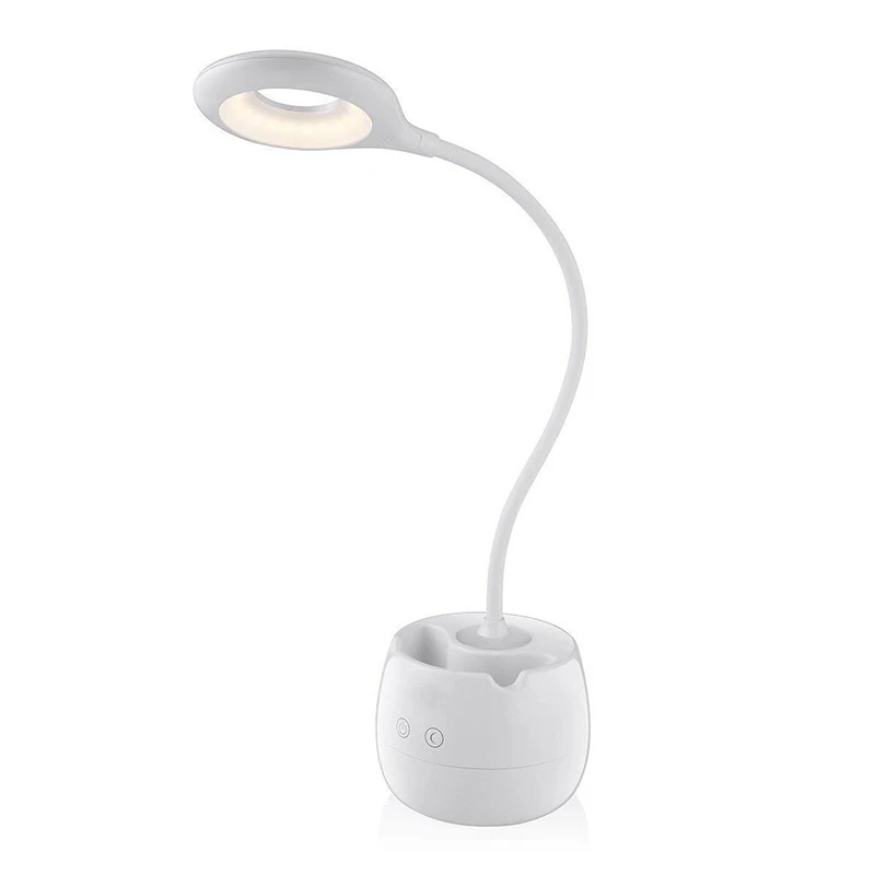 Dimmer Usb Led Desk Lamp Table Lamps Press Switch 3 Mode Clip Pen Holder Light Bedside Bedroom Reading Book Night Lig | Освещение