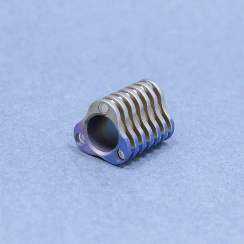 EDC подвеска в виде Тритиевого ножа трехцветный зонт шнур титановый подвесной