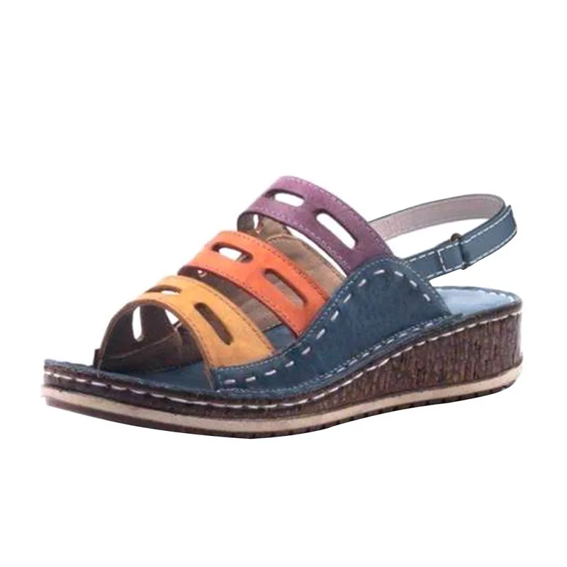 Sfit/Женская обувь Летние босоножки с отстрочкой Новинка 2019 года женская