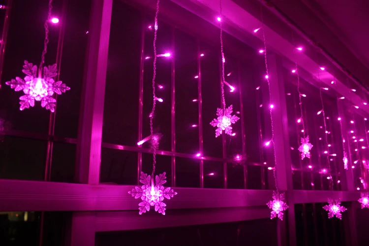 Светодиодная лампа лента для потолка на Рождество свадьбу новый год 110 240 В 4 м|curtain