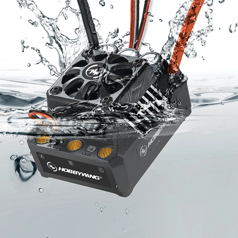 Щеточный электронный регулятор скорости HobbyWing 4985SL 1650KV Бессенсорный Бесщеточный 4-полюсного мотора с EzRun MAX6 160A бесщеточный водонепроницаемый ESC комбо для 1/6 1/7 RC автомобиль