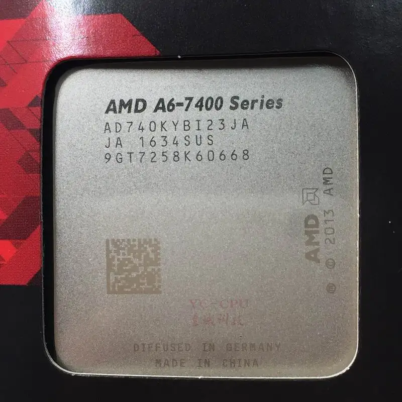 Процессор AMD APU процессор в коробке с двухъядерным процессором радиатора FM2 + 3 5