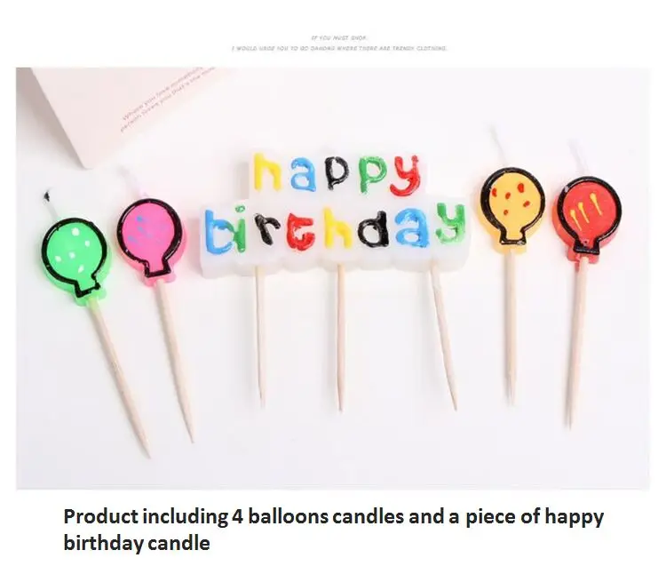 Свеча ко дню рождения торт свеча восковая украшение аксессуары для свечей 5