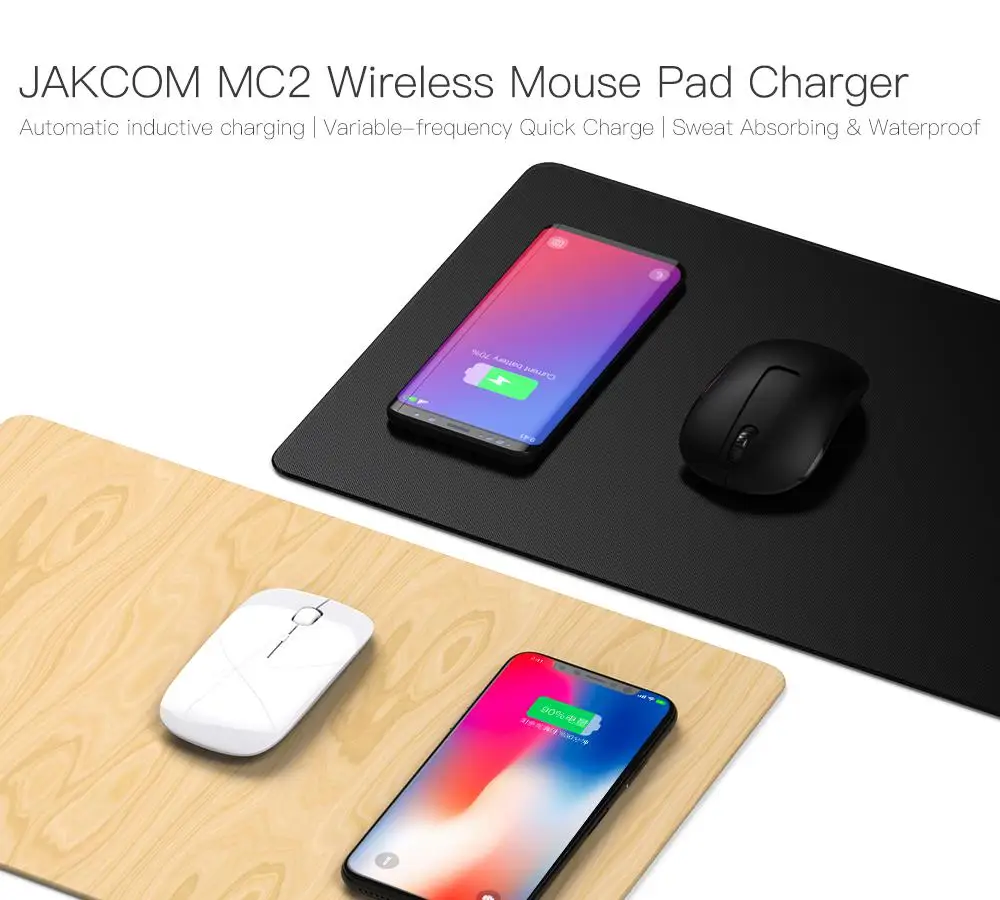 JAKCOM MC2 коврик для беспроводной мыши зарядное устройство горячая Распродажа зарядное устройство s как power bank 50000 мАч dex станция cyma