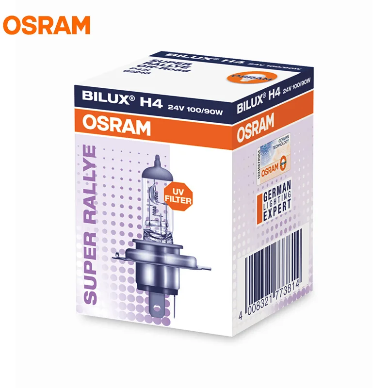 OSRAM H4 62248 24 В 100/90 Вт P43t OFFROAD стандарт лампа грузовик галогенная супер ралли фар