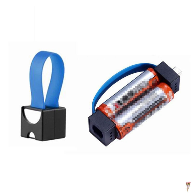 Портативное магнитное зарядное устройство для телефона 1 шт. мини на 2 батареях