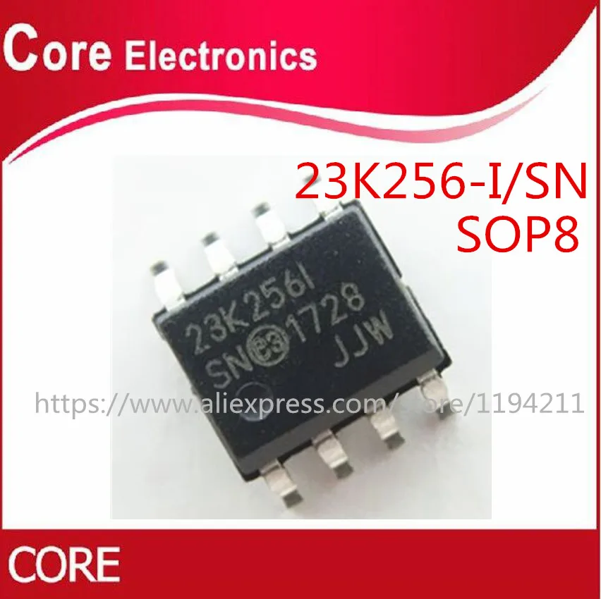 10 шт./лот 23K256 SRAM 256KBIT 20MHZ 8soic IC|Интегральные схемы| |
