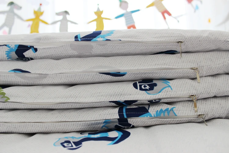

Cute Horse Baby Bed Cover Set Crib Bed Baby Bedding Set 100% Cotton Baby Bed Linen Kits For Newborn Baby Crib, Free Shipping