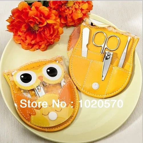 100 компл./лот Прямая продажа с фабрики наборы для маникюра в виде совы свадебных