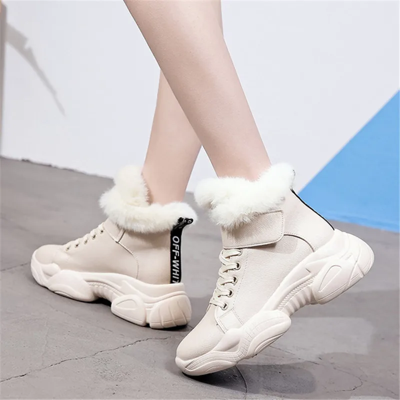 YUDAKORS Women's shoe new winter plus velvet thick warm cotton motion shoes short tube sport women's YD169 | Спорт и